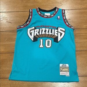 Mitchell & Ness Retro Vancouver Grizzlies Mike Bibby Swingman basketball Jersey